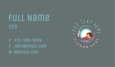 Sleeping Baby Bubble Business Card