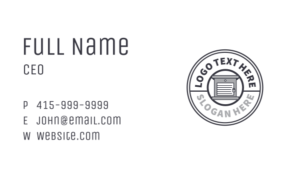 Storage House Warehouse Business Card Design Image Preview