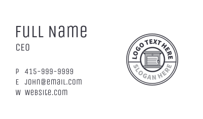 Storage House Warehouse Business Card Image Preview