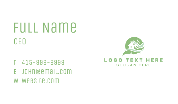 Lawn Garden Landscaping Business Card Design