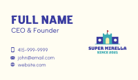 Castle Turret Playground Business Card Design