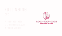 Pet Kitten Ribbon Business Card Image Preview