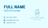 Blue Surfing Surfboard Beach Business Card Image Preview