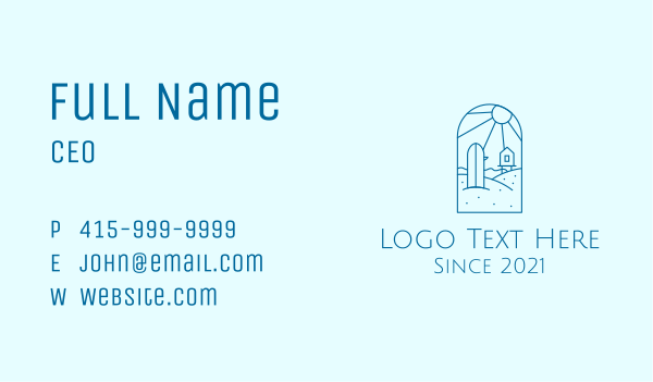 Blue Surfing Surfboard Beach Business Card Design Image Preview