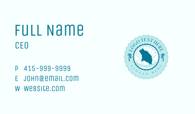 Barbuda Island Beach Business Card Image Preview