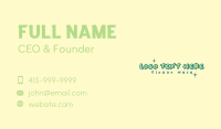 Cute Quirky Sparkle  Business Card Image Preview