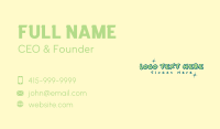 Cute Quirky Sparkle  Business Card Image Preview