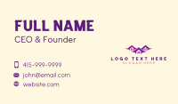 Roof Property Builder Business Card Design