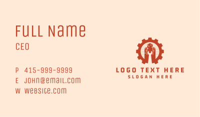 Cog Wrench Building  Business Card Image Preview