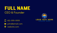 Hot Cold HVAC Business Card Image Preview