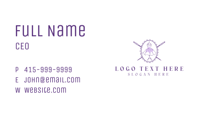 Fashion Dress Needle Business Card Image Preview