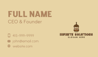 Coffee Mustache Man Business Card Image Preview