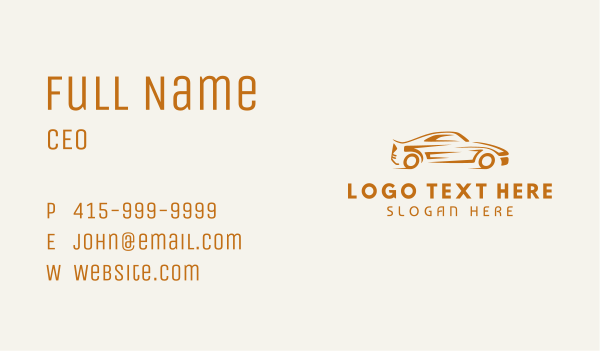 Car Race Vehicle Business Card Design Image Preview