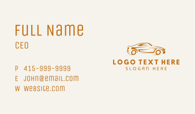 Car Race Vehicle Business Card Image Preview