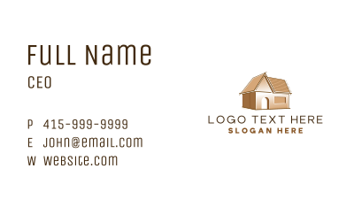 House Property Construction Business Card Image Preview