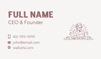 Floral Royal Queen Business Card Image Preview