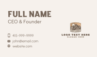 Trekking Summit Adventure Business Card Design