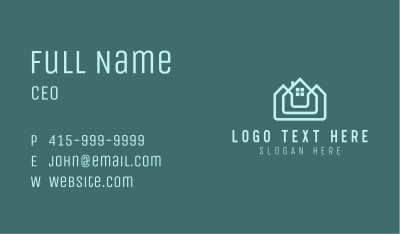 House Structure Unit  Business Card Image Preview