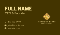 Golden Cross Crucifix Business Card Image Preview