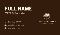 Mountain Adventure Traveler Business Card Design