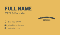 Curved Pub 3D Wordmark Business Card Image Preview