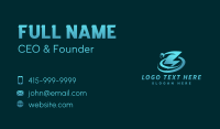 Flash LIghtning Plug Business Card Design