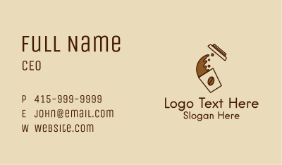 Express Coffee Cup  Business Card Image Preview