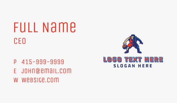 Basketball Player Mascot  Business Card Design Image Preview