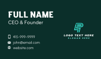 Generic Letter P Business Business Card Preview