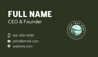 Indiana Lake Tour Business Card Design