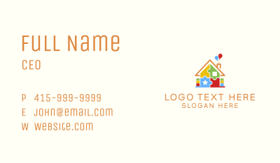 Playhouse Puzzle Toy Business Card Image Preview
