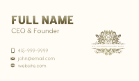 Floral Wedding Garden Business Card Image Preview