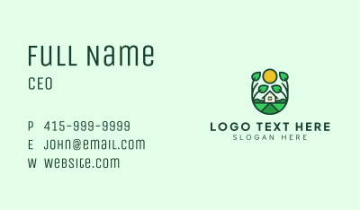 Environmental Lawn Landscaping  Business Card Image Preview