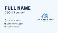 Clean House Pressure Washing Business Card Design