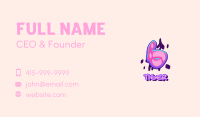 Pop Graffiti Art Number 6 Business Card Image Preview