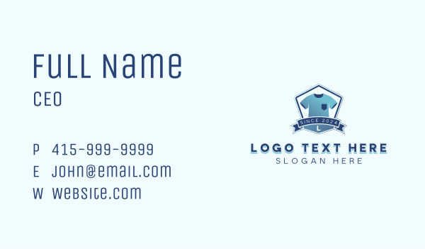 Fashion T-shirt Boutique Business Card Design Image Preview