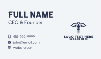 Medical Health Caduceus Business Card Image Preview
