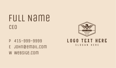 Military Army Eagle Business Card Image Preview