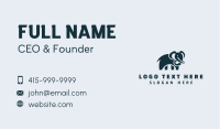Wild Elephant Animal Business Card Image Preview