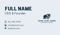 Wild Elephant Animal Business Card Image Preview