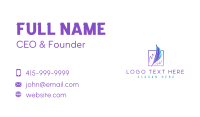 Feather Writer Quill  Business Card Image Preview