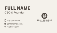 Professional Tech Letter O Business Card Image Preview