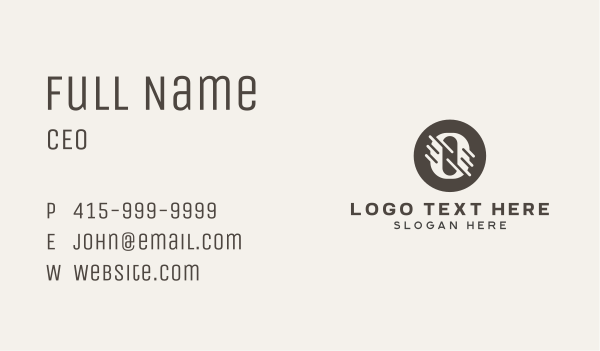 Professional Tech Letter O Business Card Design Image Preview