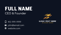 Lightning Fast Runner Business Card Preview