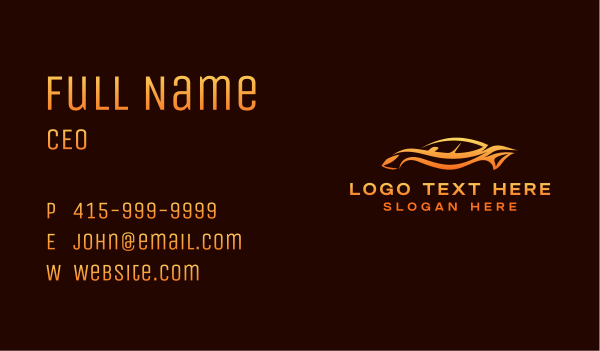 Car Driving Garage Business Card Design Image Preview