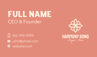 Floral Heart Decoration Business Card Image Preview