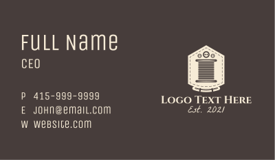Tailoring Thread  Business Card Image Preview