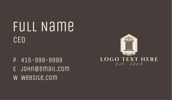 Tailoring Thread  Business Card Design Image Preview