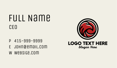 Red Falcon Gaming  Business Card Image Preview