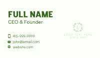 Garden Vine Lettermark Business Card Image Preview